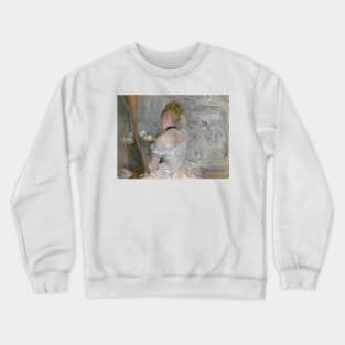 Woman at Her Toilette by Berthe Morisot Crewneck Sweatshirt